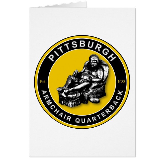 Cartão ARMCHAIR QB - Pittsburgh (Frente)