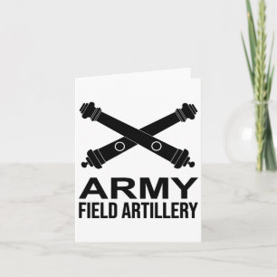 Cartão Army Field Artillery Branch Us Usa 1