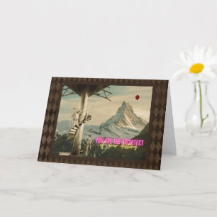 Cartão Arquiteto da Colagem Surreal do Seu Destino