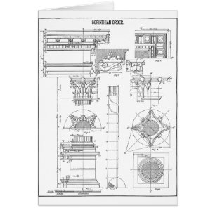 Cartão Arquitetura corintiana venenosa