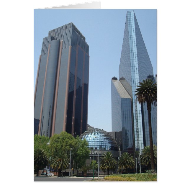 Cartão Arquitetura da Cidade do México (Frente)
