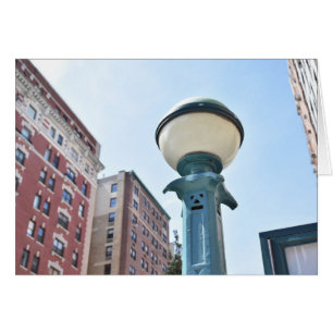 Cartão Arquitetura de Fotografia de Nova York no canto su