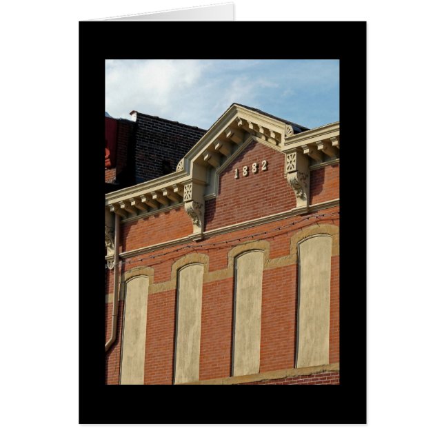 Cartão Arquitetura do edifício 1882 (Frente)