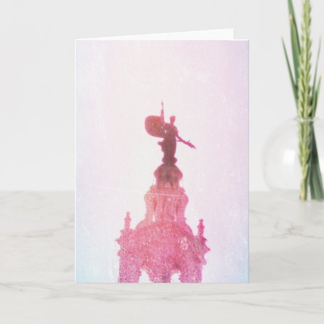 Cartão Arquitetura do Kansas City Plaza (Frente)