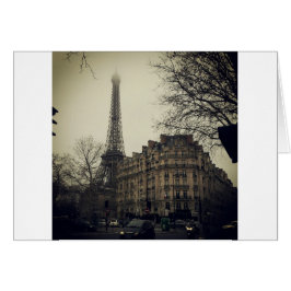 Cartão Arquitetura Eiffel Tower Paris