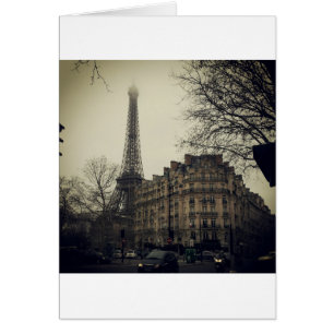Cartão Arquitetura Eiffel Tower Paris