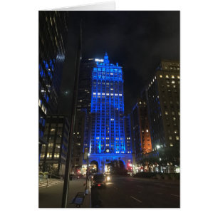 Cartão Arquitetura Fotográfica da New York Night NYC Park