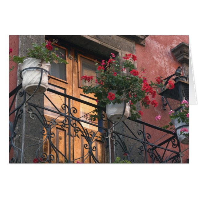 Cartão Arquitetura nas ruas de San Miguel de (Frente Horizontal)