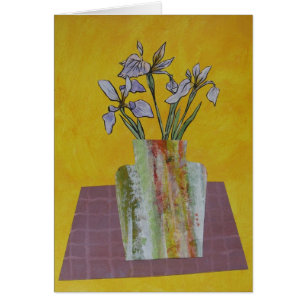 Cartão Arranjo floral da íris