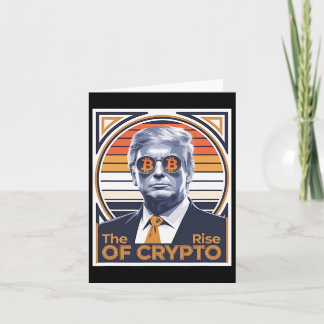 Cartão Arrepio Sarcástico Aumento Da Cripto Bitmoney Mint (Frente)