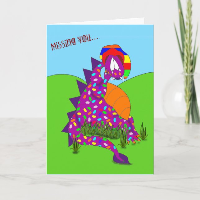 Cartão Art Card, "Missing You", arte original (Frente)