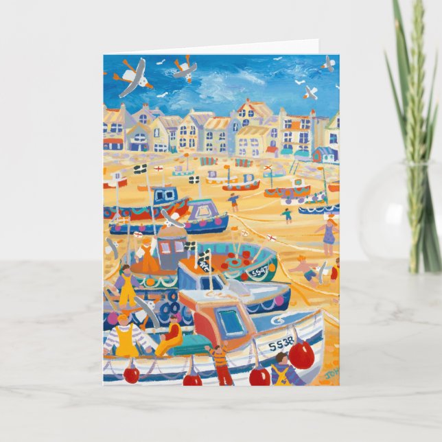 Cartão Art Card: St Ives Harbour, Cornwall (Frente)