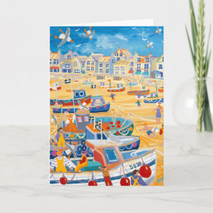 Cartão Art Card: St Ives Harbour, Cornwall