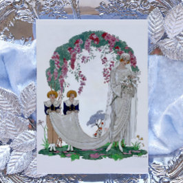 Cartão Art Deco Bride