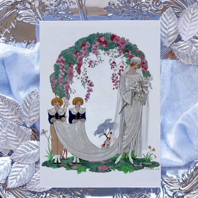 Cartão Art Deco Bride (Criador carregado)