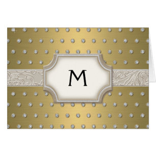 Cartão Art Deco Frame Champagne Prata Jewel Pontos