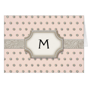 Cartão Art Deco Frame Champagne Prata Jewel Pontos