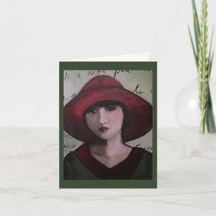 Cartão Art Deco Greeting Card