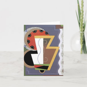 Cartão Art Deco Notecard