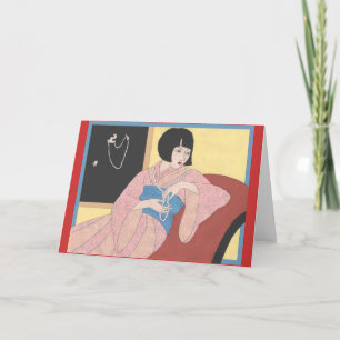 Cartão Art Deco Pearls