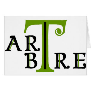 Cartão Art en arbre artree