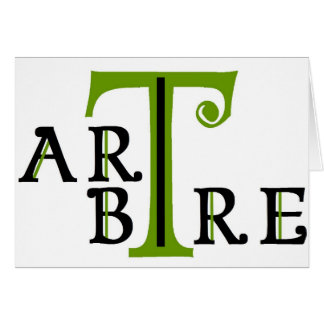 Cartão Art en arbre artree