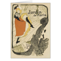 Art Nouveau Dancer Jane Avril por Toulouse Lautrec