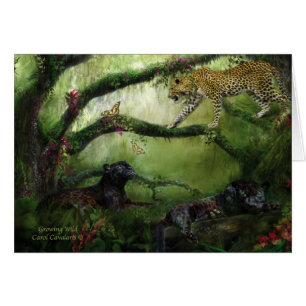 Cartão ArtCard selvagem crescente