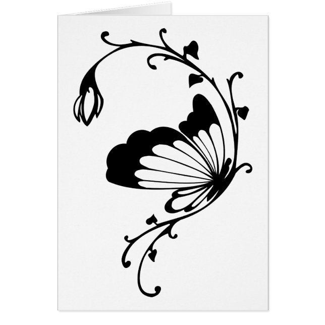 Cartão Arte 2 da borboleta (Frente)