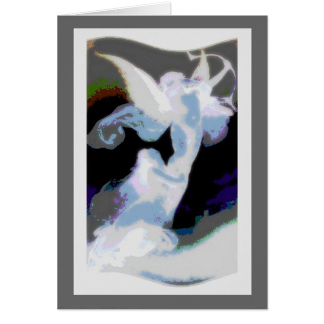 Cartão Arte abstracta (Frente)