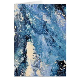 Cartão Arte abstracta - amargura de Frost