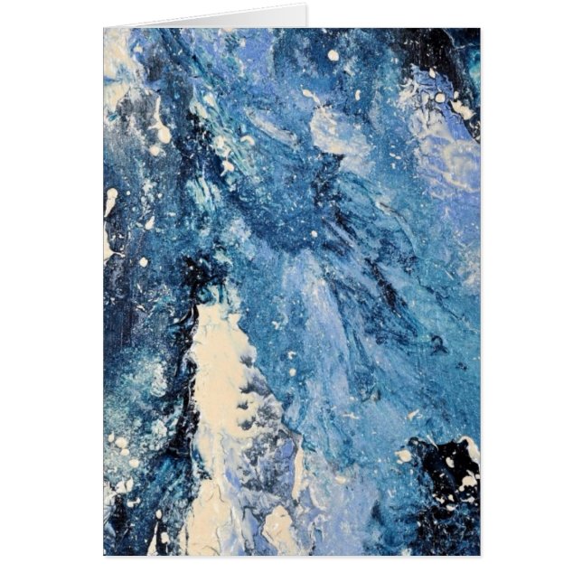 Cartão Arte abstracta - amargura de Frost (Frente)