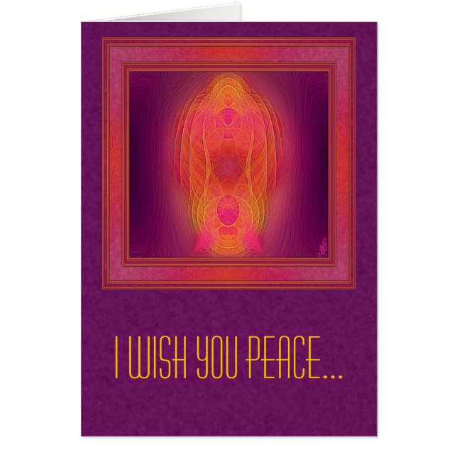 Cartão Arte abstracta interna do santuário (Frente)