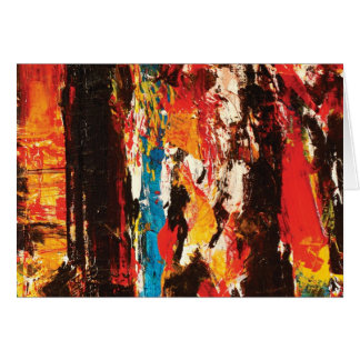 Cartão Arte abstracta moderna