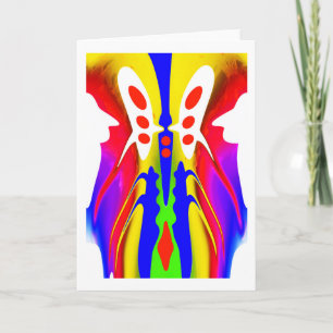 Cartão arte alienígena