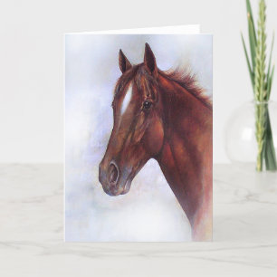 Cartão Arte animal sussurro de cavalo