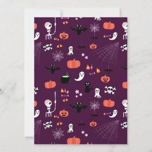 Cartão Arte Assustadoramente Fofa de Halloween