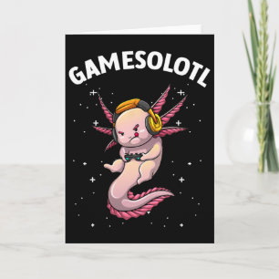 Cartão Arte Bela Para Jogos Para Homens Jovens Jogo Axol