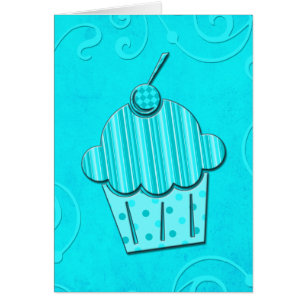 Cartão Arte Cupcake Colorida