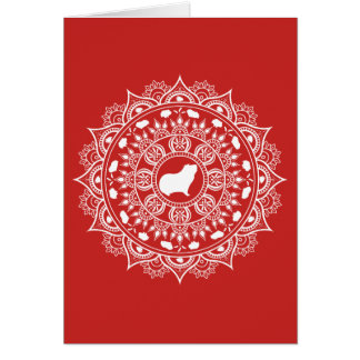 Cartão Arte da mandala da cobaia