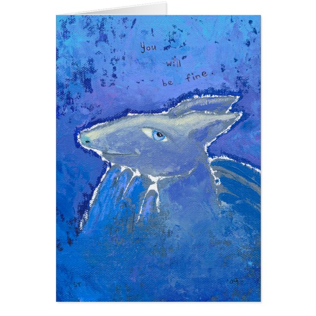 Cartão ARTE da previsão do tatu da tranquilidade (Frente)