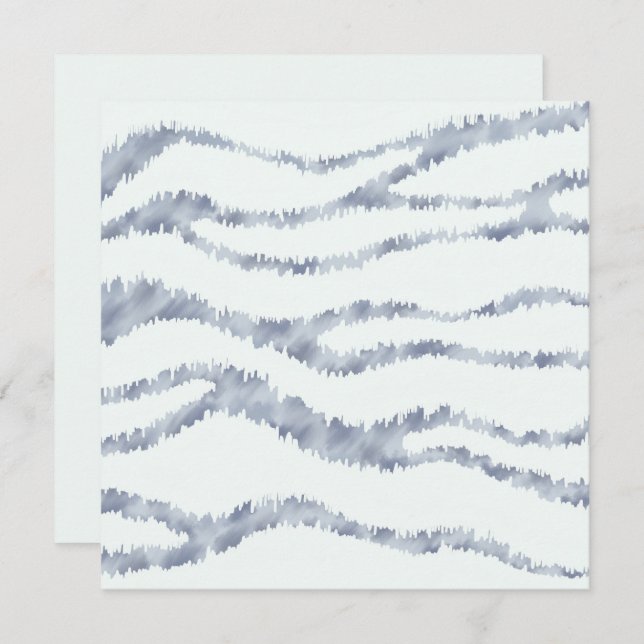 Cartão Arte de Aranha-Aranha de Zebra Cinza Nublada (Frente/Verso)