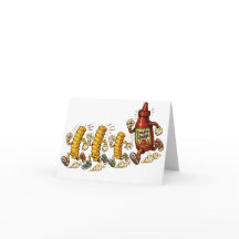 Arte de comida de desenho animado engraçado