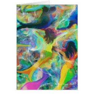 Cartão "Arte de Digitas das sirenes"