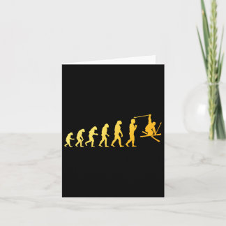 Cartão Arte De Esqui legal Para Homens Mulheres Esquiando
