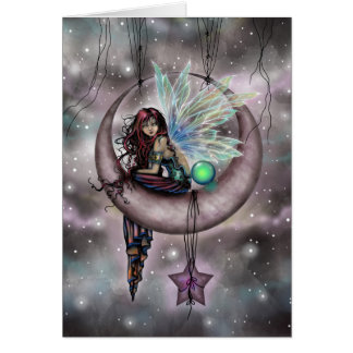 Cartão Arte de Fada Fantasia Electra Fae por Molly Harris