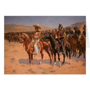 Cartão Arte de Frederic Remington