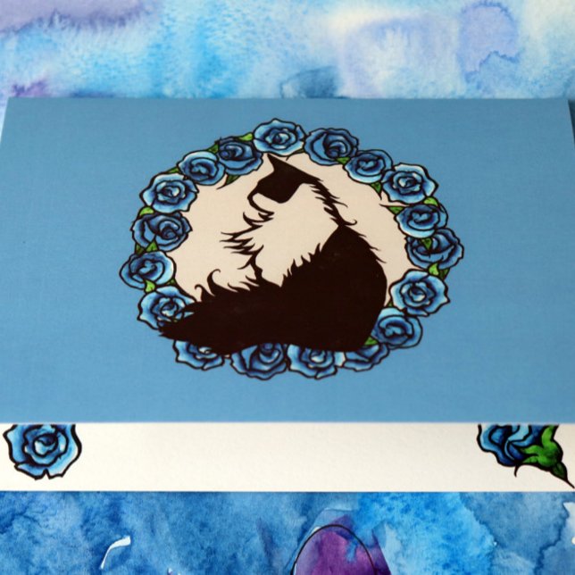 Cartão Arte de Gato Smoking de Primavera (Criador carregado)