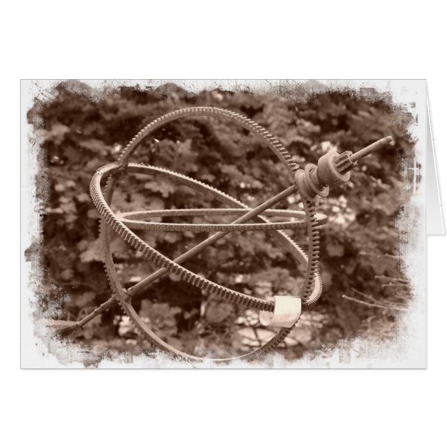 Cartão Arte de Jardim (Frente Horizontal)