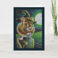 Arte de Mola-d-água de Mouse de Bruxas do Hallowee